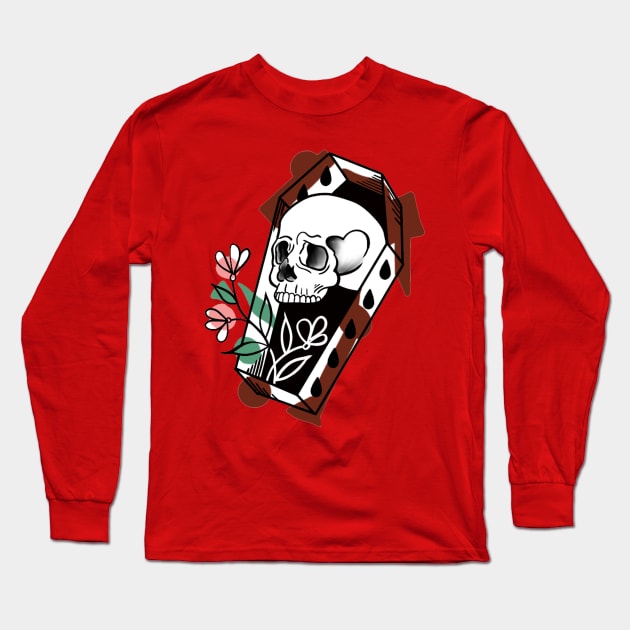 Beautiful Death Long Sleeve T-Shirt by Jahaziel Sandoval